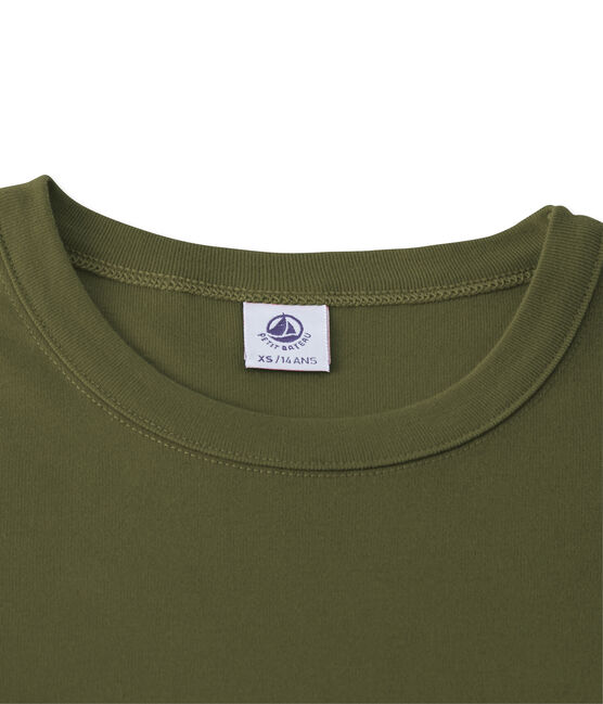 Women's long-sleevedT-shirt CROCODILE green