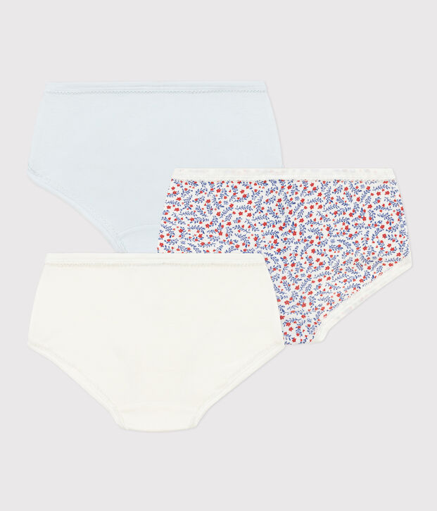 Girls' Floral Cotton Briefs - 3-Pack multicolor