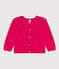 Girls' Cotton Cardigan DELHI pink