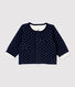 Babies' Starry Organic Cotton Quilted Cardigan