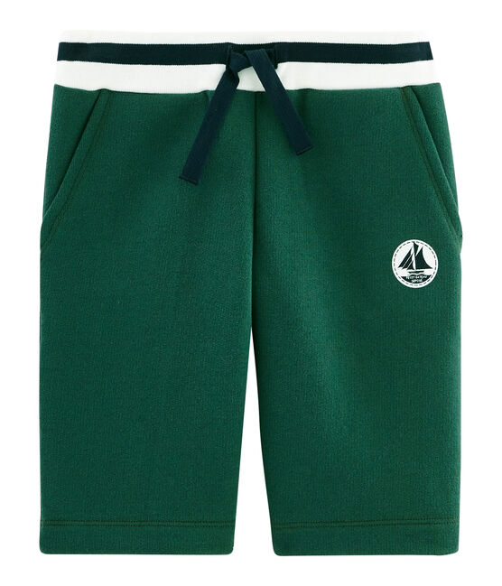 Boys' Fleece Bermuda Shorts SOUSBOIS green