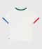 Children's short-sleeved cotton T-shirt white