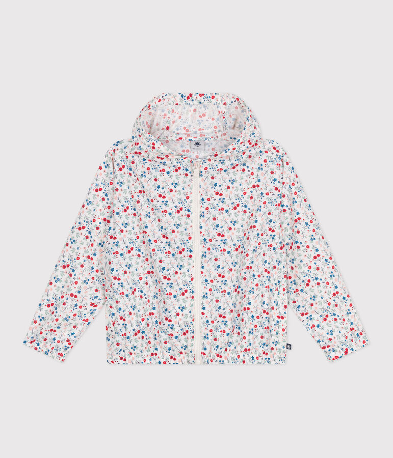 Children's Ultra-lightweight Windbreaker white/multicolor