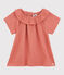 Girls' Organic Cotton Gauze Blouse PAPAYE pink