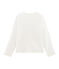 Girls' Screen Printed T-Shirt MARSHMALLOW white