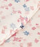 Babies' 2 TOG floral-print cotton sleeping bag MILK /MULTICO