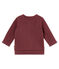 Baby girl's shiny cotton sweatshirt cardigan OGRE red/DORE yellow