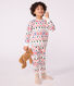Children's Christmas pyjamas in printed fleece