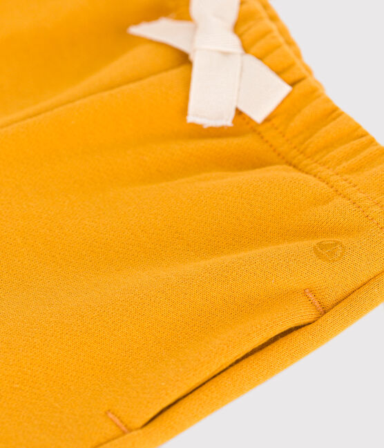 Babies' Fleece Trousers BOUDOR yellow