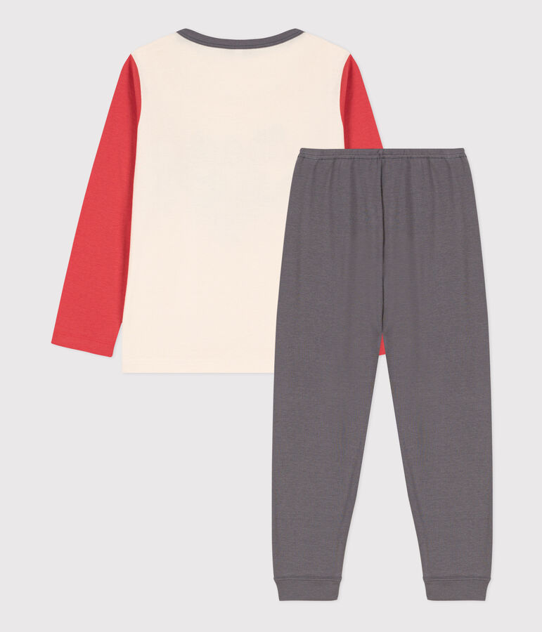 Children's Unisex Cotton Pyjamas grey/multicolor
