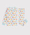 Boys' Cat Print Fleece Pyjamas MARSHMALLOW white/MULTICO white