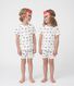Children's short mask print cotton fancy dress pyjamas