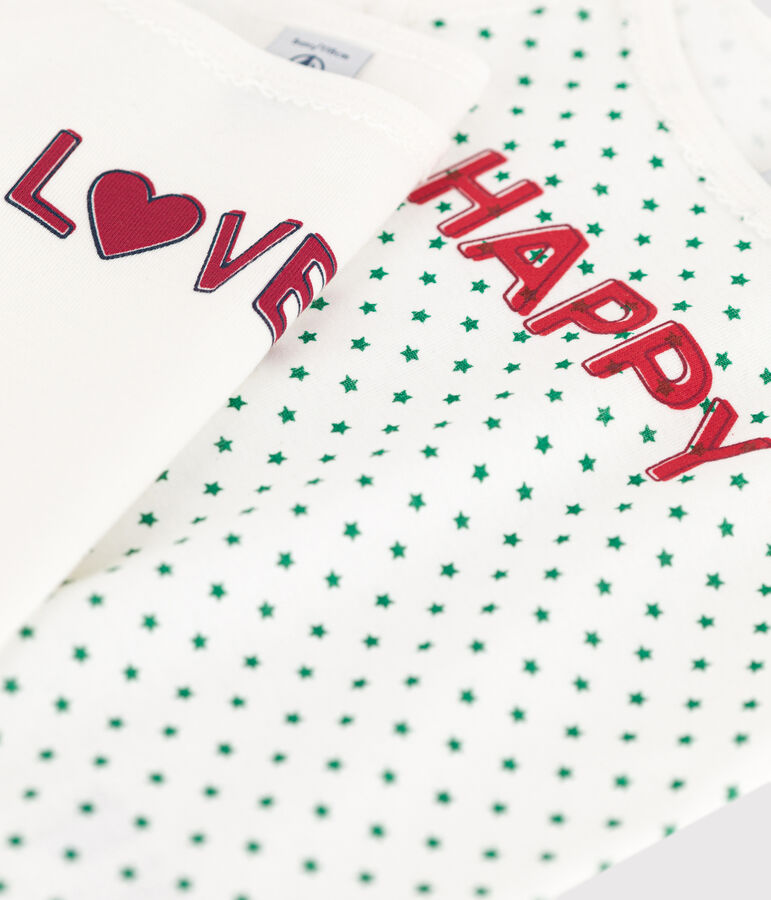 Girls' Cotton Vests - 2-Pack multicolor