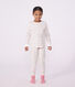 Children's fleece pyjamas with flowers
