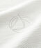 Babies' Organic Cotton Tube Knit Blanket MARSHMALLOW white