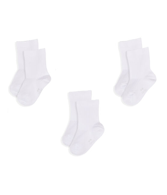 Baby Boys' Socks - 3-Piece Set ECUME white