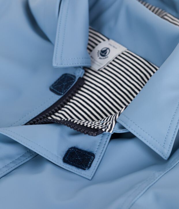 Babies' iconic plain raincoat blue