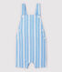 Baby Boys' Striped Poplin Dungaree Shorts