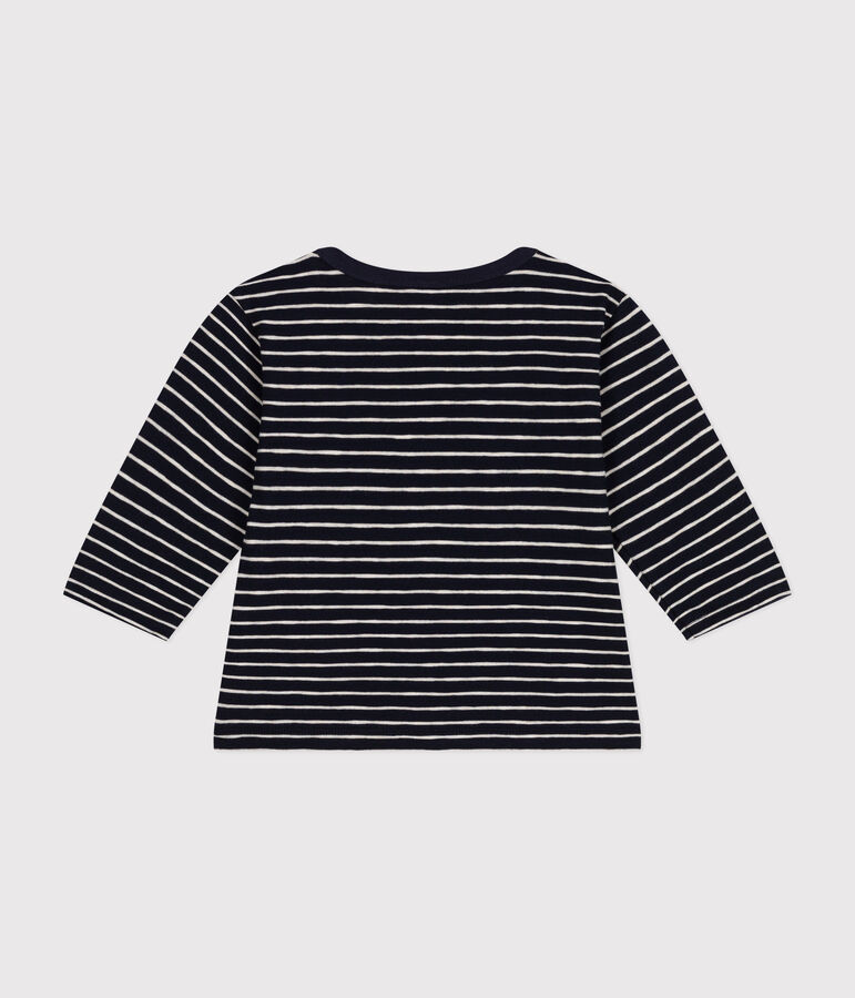 Babies' long-sleeved fine jersey T-shirt SMOKING /MONTELIMAR