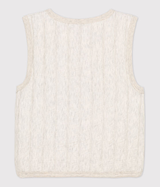 Children's Unisex Tube Knit Bodywarmer MONTELIMAR CHINE beige