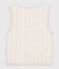 Children's Unisex Tube Knit Bodywarmer MONTELIMAR CHINE beige