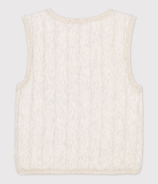 Children's Unisex Tube Knit Bodywarmer beige