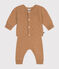 Babies' 2-piece knitwear set CUIVRE brown