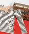 Women's Sailor T-Shirt COQUILLE beige/SMOKING blue