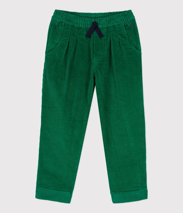 Boys' Corduroy Trousers MATCHA