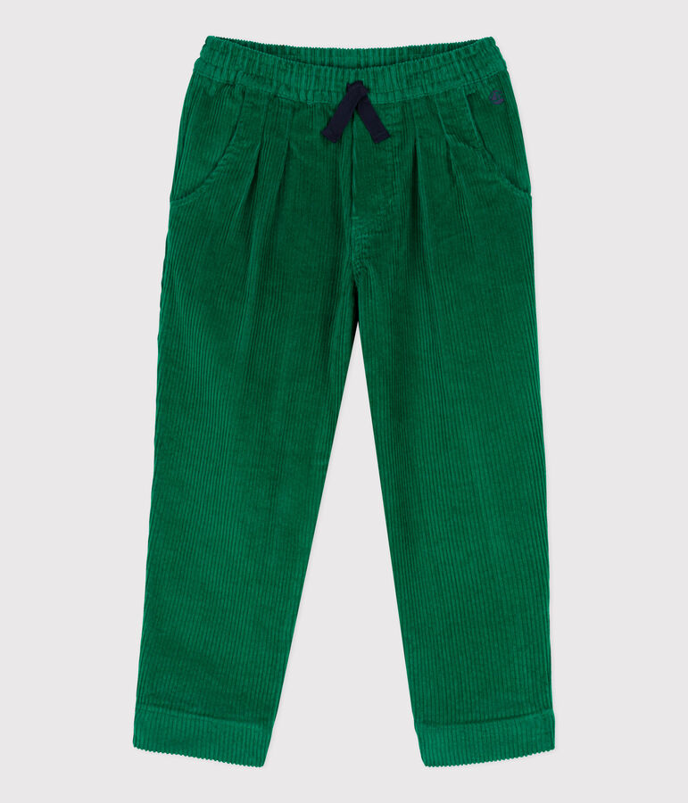 Boys' Corduroy Trousers MATCHA