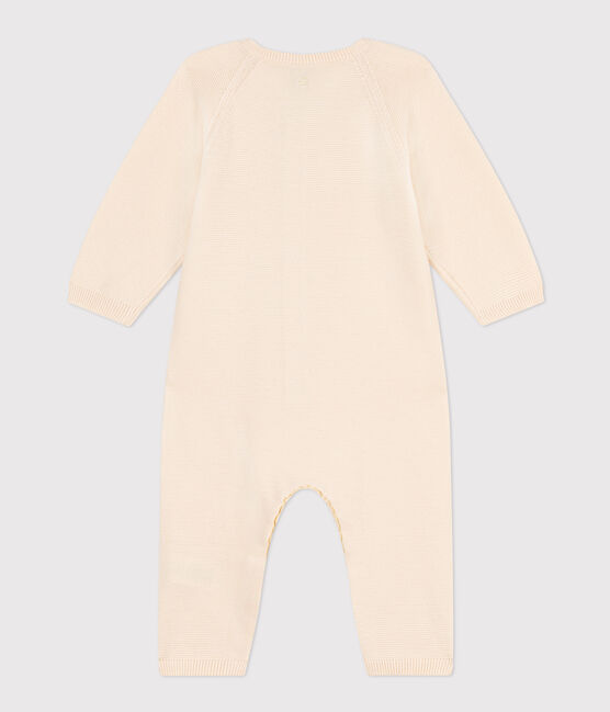 Babies' Knit Jumpsuit AVALANCHE Ecru