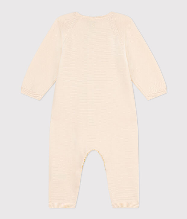 Babies' Knit Jumpsuit Ecru