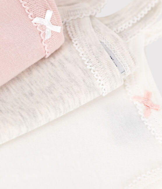 Babies' strappy plain cotton bodies - 3-Pack variante 1