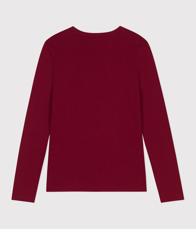 The Iconic long-sleeved cotton T-shirt for women red