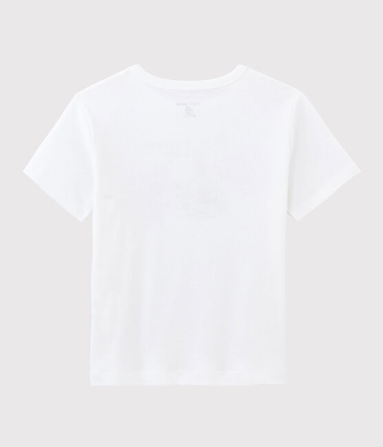 Serge Bloch child's T-shirt ECUME white