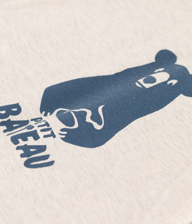 Babies' Long-Sleeved Jersey T-Shirt MONTELIMAR CHINE