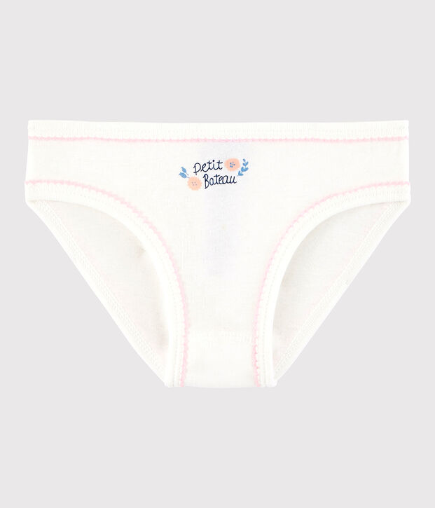 Girls' Cotton Knickers white