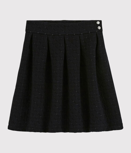 Women's skirt NOIR black/ARGENT