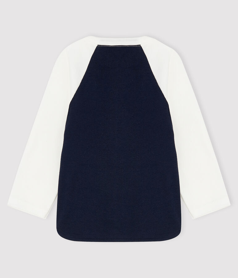 Baby boy's t-shirt SMOKING blue/MARSHMALLOW white