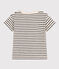 Boys' Stripy Slub Jersey T-shirt AVALANCHE white/SMOKING blue