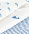 Pack of babies' short-sleeved printed cotton wrapover bodies variante 1