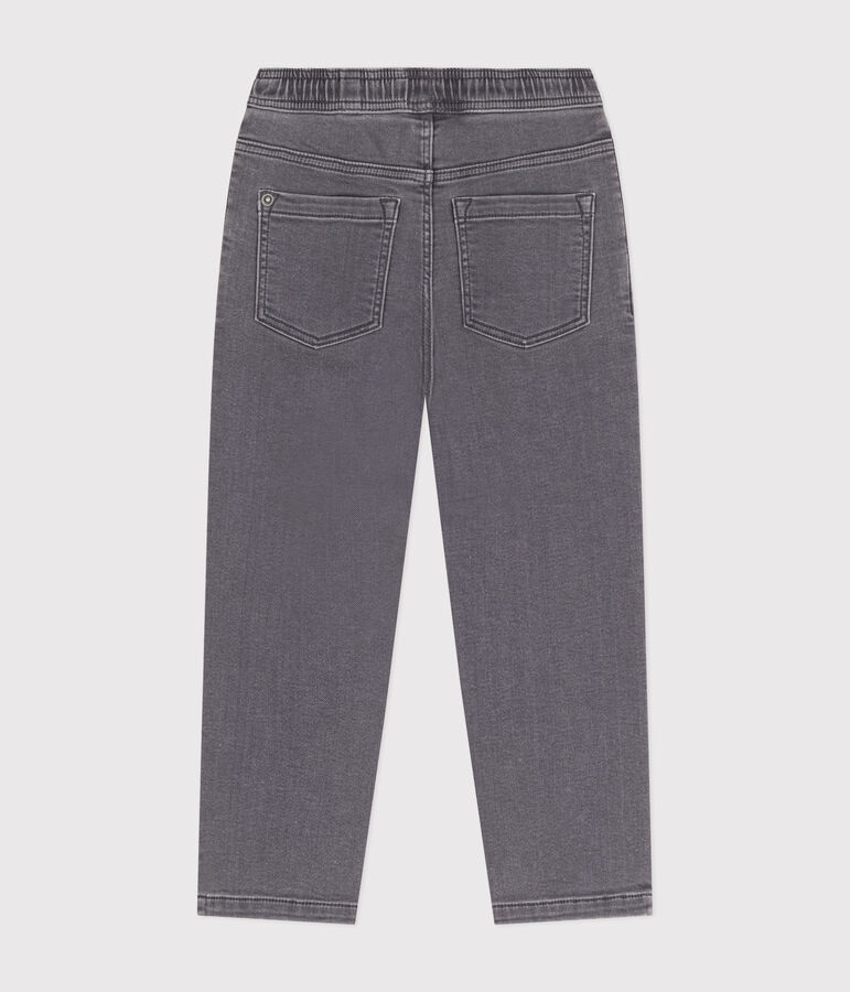 Boys' Eco-Friendly Regular Denim Trousers grey