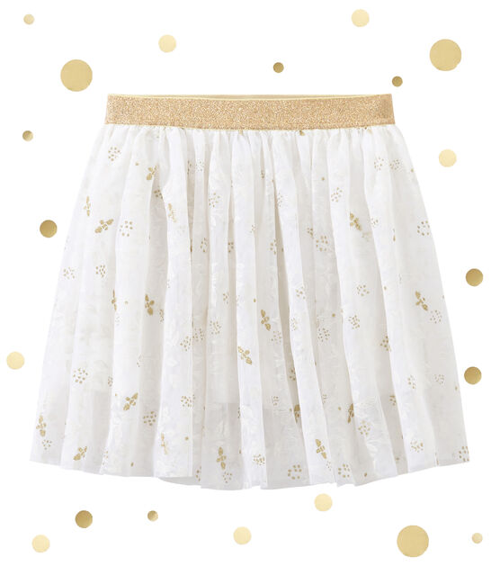 Girl's skirt MARSHMALLOW white/MULTICO white