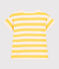 Boys' Striped Slub Jersey T-shirt NECTAR yellow/AVALANCHE