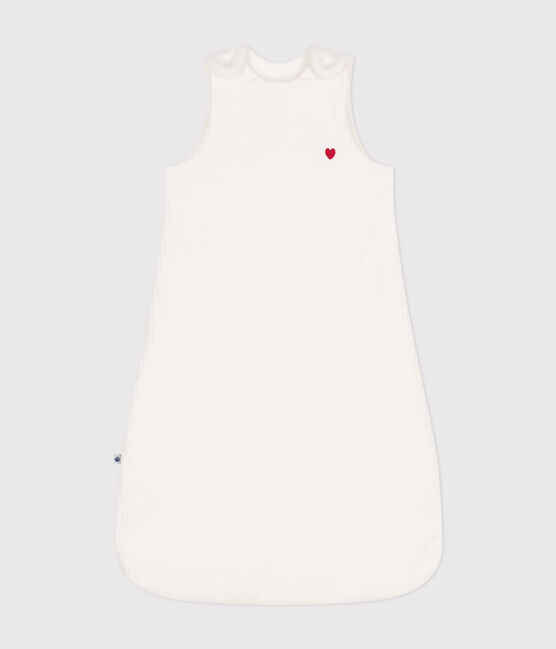 Babies' TOG velour sleeping bag MARSHMALLOW Petit Bateau