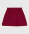 Children's plain cotton skirt AMARANTE