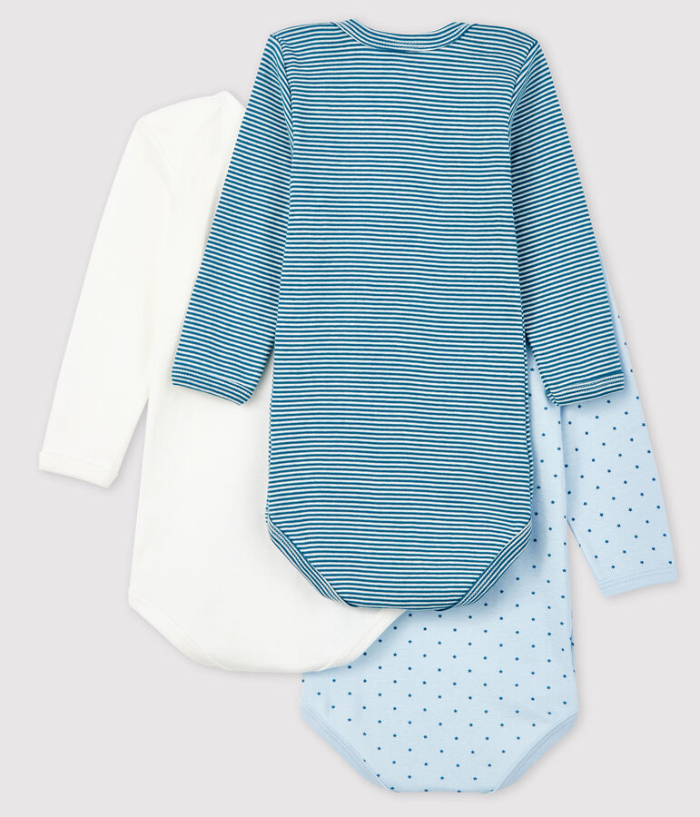Baby Boys' Long-Sleeved Bodysuit - 3-Piece Set multicolor