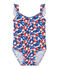 Baby girl's flower print swimsuit MARSHMALLOW white/MULTICO white