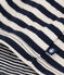 Babies' Long-Sleeved Stripy Tube-Knit Dress SMOKING blue/AVALANCHE