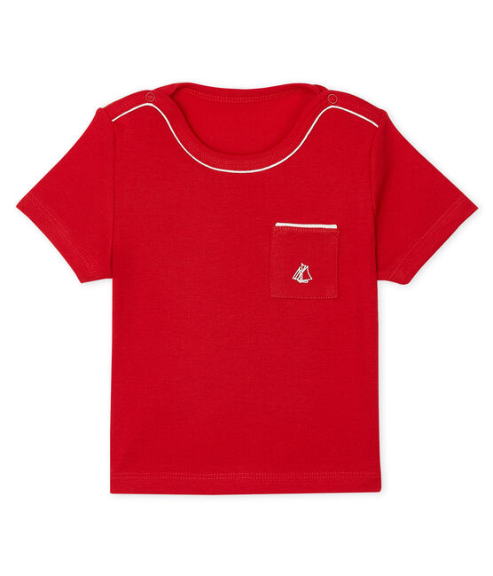 Tee shirt manches courtes bébé garçon TERKUIT CN red